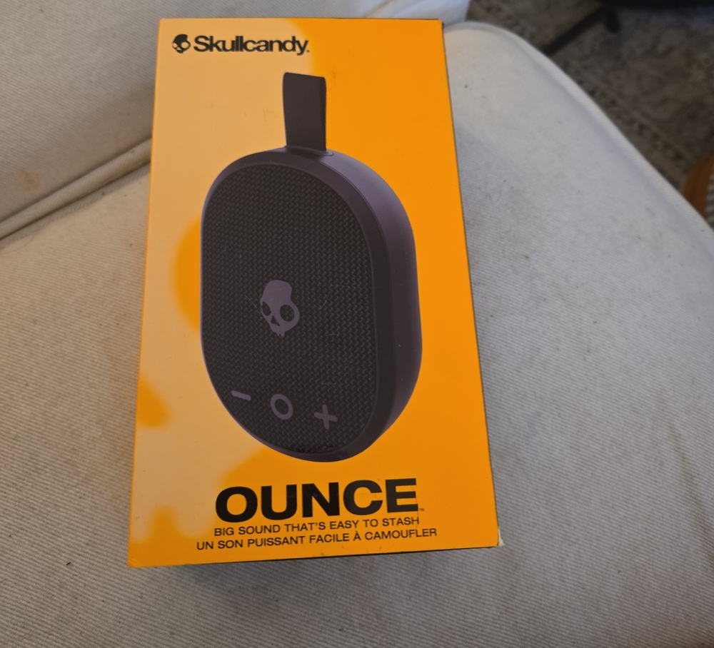Skullcandy Ounce Portable Speaker - Black and Orange